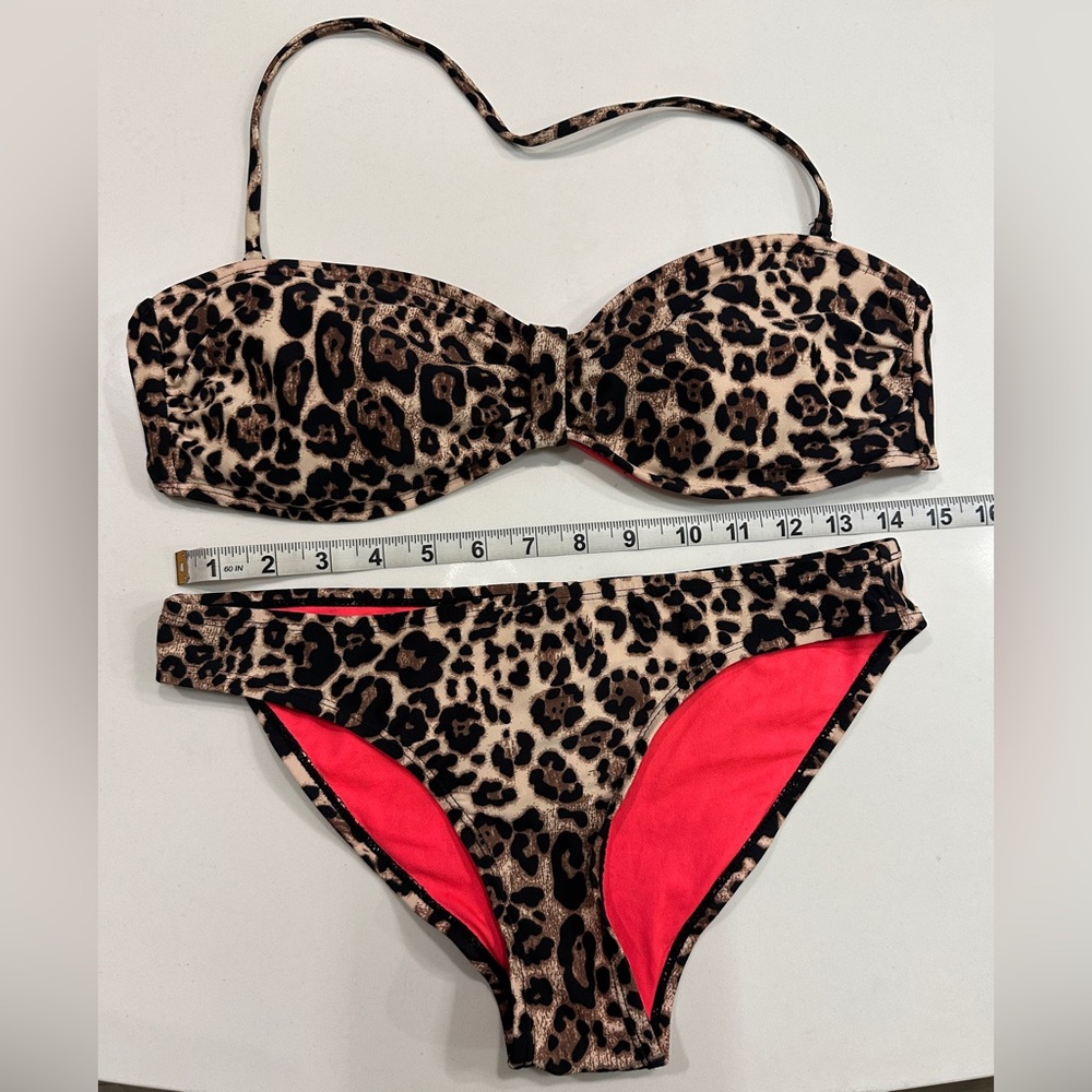Forever 21 leopard bikini M/L